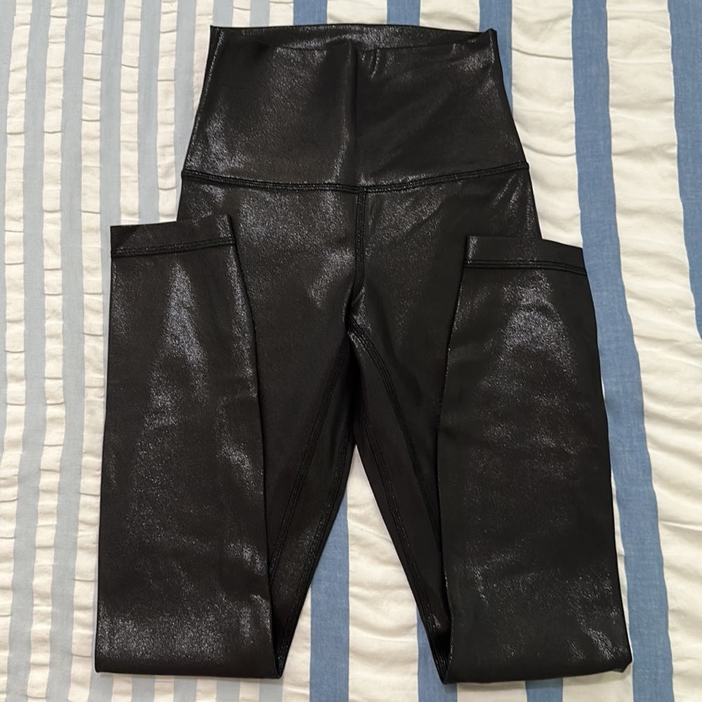 NWOT Lululemon Align High-Rise Pant 25" Shine black size 2